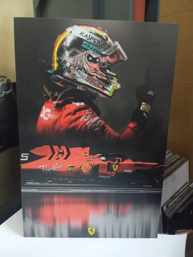 Ferrari F1 Legend – Motorsport wall art mount by Kwanza Images